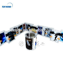 Shanghai durable aluminium truss exhibition trade show display stand for exhibition in three sides open